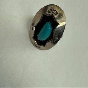 Turquoise Shadow Box Ring
